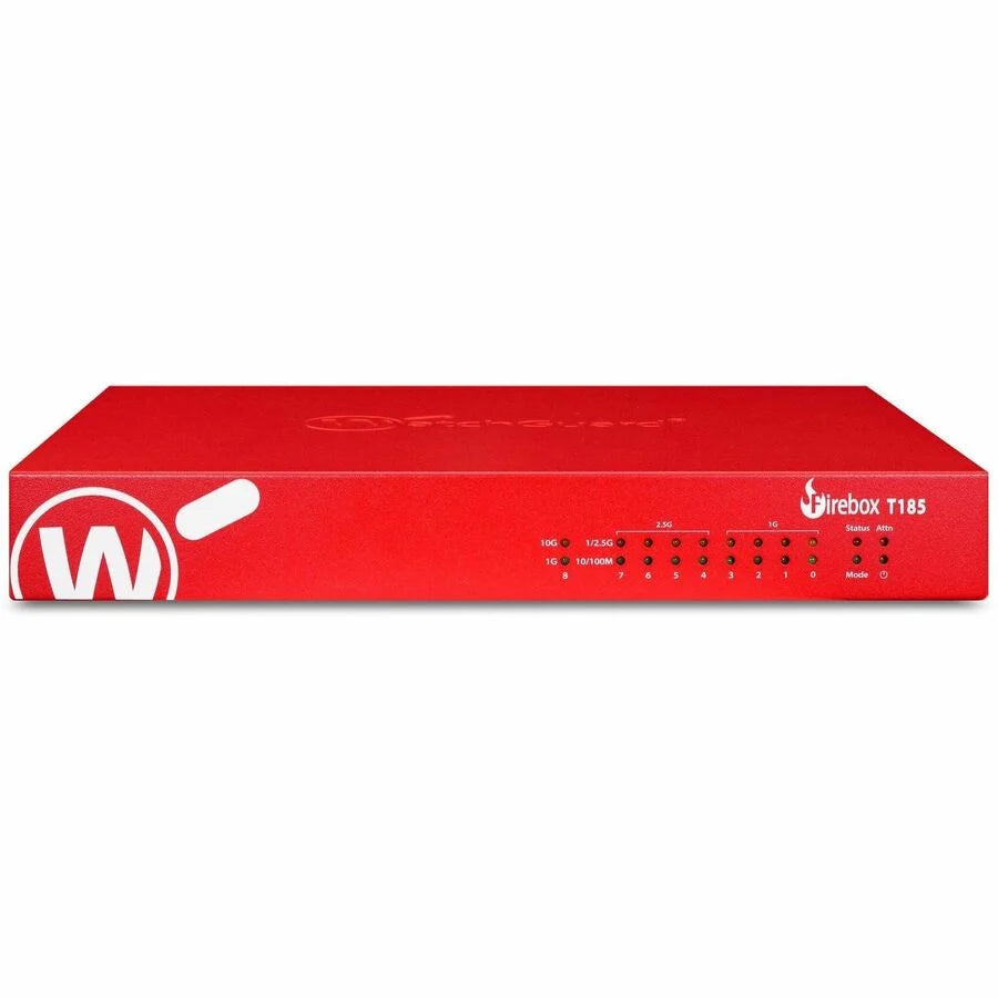 WatchGuard Firebox T185 Network Security/Firewall Appliance - Policy Management - 8 Port