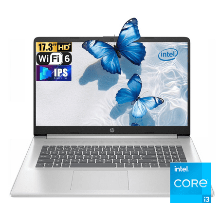 HP 17.3 HD+ Business Laptop Intel core i3-N305 8-core 3.8GHz (Beat i3-1215U) Intel UHD Graphics 32GB RAM 1TB SSD Webcam HDMI 1.4 USB-C 3.0 Bluetooth Wi-Fi 6 Windows 11 Home Silver | Vertical Mouse