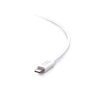 C2g/ cables to go C2G USB A Male to Lightning Male Sync and Charging Cable (White, 0.9M) White 0.9M
