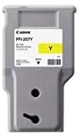 Canon PFI-207Y 8792B003AA iPF680 iPF685 iPF780 iPF785 Ink Tank (Yellow) in Retail Packaging