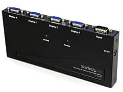 StarTech.com ST124PRO 4 Port High Resolution VGA Video Splitter - 350 MHz