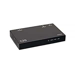 C2g/ cables to go C2G 4K HDMI HDBaseT Extender Over Cat Transmitter to Box Receiver - 1 Input Device - 1 Output Device - 230 ft Range - 2 x Network (RJ-45) - 1 x HDMI in - 1 x HDMI Out - 4K UHD - Twisted Pair - Catego