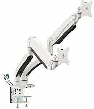 SIIG - CE-MT2X11-S1 - SIIG Desk Mount for Monitor - Gray - 2 Display(s) Supported32 Screen Support - 39.60 lb Load Capacity