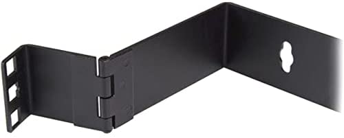 StarTech.com 1U Hinged Wall Mount Patch Panel Bracket - 4 inch Deep - 19" Patch Panel Swing Rack for Shallow Network Equipment- 17lbs (WALLMOUNTH1)
