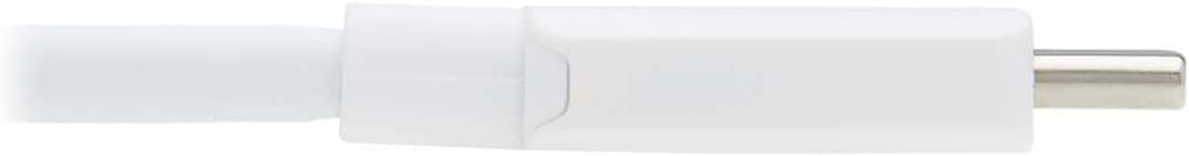 Tripp Lite USB C to HDMI Cable, Thunderbolt 3 Compatible Adapter Cable, USB-C and HDMI 4K, 4:4:4, White, M/M, 6 ft. (U444-006-HWE)