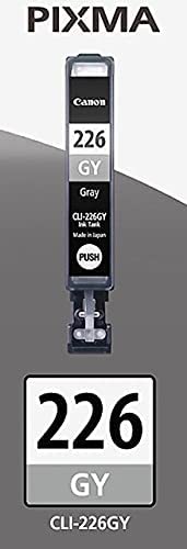 Canon PGI-225 Black Ink Tank, 1 Pack (PGI-225 Pigment Black) (CNMPGI225BK) & Genuine Canon CLI-226 Ink Tank, Grey Ink + Ink Grey