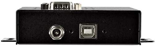 StarTech.com 4 Port Serial Hub USB to RS232/RS485/RS422 Adapter - Industrial USB 2.0 to DB9 Serial Converter Hub - IP30 Rated - Din Rail Mountable Metal Serial Hub - 15kV ESD Protection (ICUSB234854I)