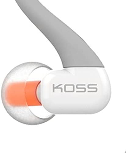 Koss KSC32i GRY Sport Clip Headphones, Grey Gray