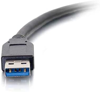 C2g/ cables to go C2G USB Cable, USB 3.0 Cable, USB C to A Cable, Compatible with Thunderbolt 3 Tablet, Chromebook Pixel, Samsung Galaxy TabPro S, LG G6, Macbook, Black, 6 Feet (1.82 Meters), Cables to Go 28832 Type C Male to A Male 6 Feet
