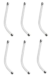 Genuine Plantronics (29960-01-6) 6-Pack Clear Voice Tube Replacement For Encore, Tristar and SupraPlus