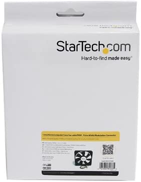 StarTech.com 120x25mm Computer Case Fan with PWM - Pulse Width Modulation Connector - computer cooling Fan - pwm Fan - 120mm Fan (FAN12025PWM) 120x25mm PWM