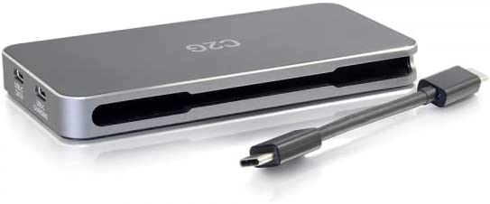 C2g/ cables to go C2G USB C MST Docking Station with HDMI, DP, VGA, 65W Power Delivery- 4K - for Notebook/Tablet/Smar