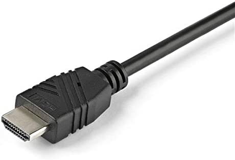 StarTech.com 2 Port HDMI KVM Switch - 4K 60Hz - Compact Dual Port UHD/Ultra HD USB Desktop KVM Switch w/Integrated 4ft Cables & Audio - Bus Powered & Remote Switching - MacBook ThinkPad (SV211HDUA4K)