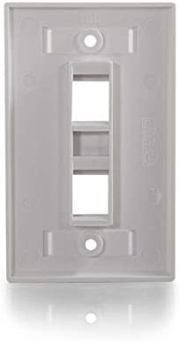 C2g/ cables to go Cables to Go Premise Plus 2 Port Keystone SG Wall Plate White (03411)