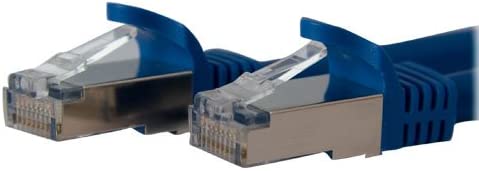StarTech.com 10ft CAT6a Ethernet Cable - 10 Gigabit Shielded Snagless RJ45 100W PoE Patch Cord - 10GbE STP Network Cable w/Strain Relief - Blue Fluke Tested/Wiring is UL Certified/TIA (C6ASPAT10BL) 10 ft Blue