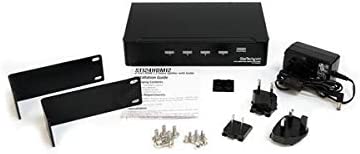 StarTech.com HDMI Splitter 1 In 4 Out - 1080p - 4 Port -Mounting Brackets - 1.3 Audio - HDMI Multi Port - HDMI Audio Splitter (ST124HDMI2) Black