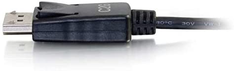 C2g/ cables to go C2G USB Adapter, USB C to Display Port, 4K, 30Hz, Black, 6 Feet (1.82 Meters), Cables to Go 26902 6 Feet Black