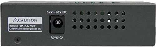 StarTech.com 4 Port Gigabit Midspan - PoE+ Injector - 802.3at and 802.3af - Wall-mountable Power over Ethernet Midspan (POEINJ4G)