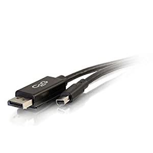 C2g/ cables to go C2G Mini Display Port to Display Port Adapter, 8K, Male to Male, Black, 10 Feet (3.04 Meters), Cables to Go 54302 Mini Male to Adapter Male 10 Feet Black
