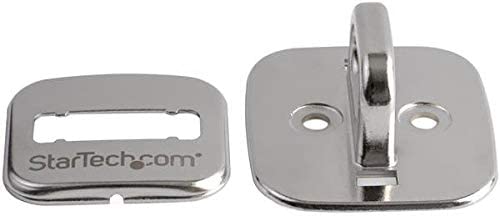 Laptop Cable Lock Anchor - Steel - Computer Security Cable Anchor - Desk Mount Security Anchor Point - Screw-On Lock Anchor