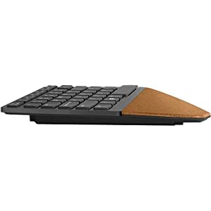 Lenovo Go Wireless Split Keyboard - US English - Wireless Connectivity - 2.40 GHz - English (US) - PC - Scissors Keyswitch - AA Battery Size Supported - Storm Gray