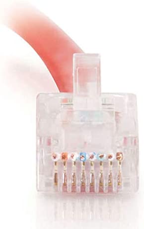 C2g/ cables to go C2G 24510 Cat5e Crossover Cable - Non-Booted Unshielded Network Patch Cable, Red (7 Feet, 2.13 Meters)