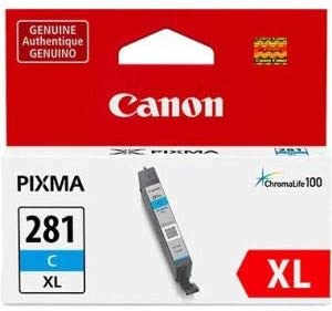Canon CLI-281XL CYAN Compatible to TR7520,TR8520,TR8620,TS6120,TS6220,TS6320,TS702,TS8120,TS8220,TS8320,TS9120,TS9520 Printers Cyan XL Ink