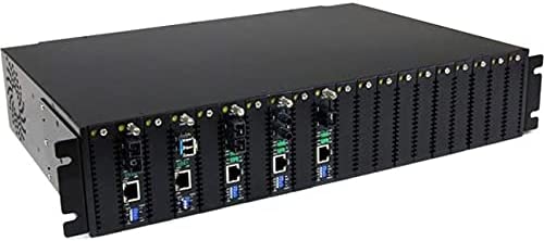 StarTech.com Multimode (MM) LC Fiber Media Converter for 1Gbe Network - 550m Range - Gigabit Ethernet - 850nm - with SFP Transceiver (ET91000LC2) Unmanaged Chassis Mount