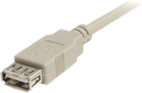 StarTech.com 6 ft USB 2.0 Extension Cable A to A - M/F - USB Extension Cable - USB (M) to USB (F) - 6 ft - Molded - USBEXTAA_6, Beige Beige 6ft