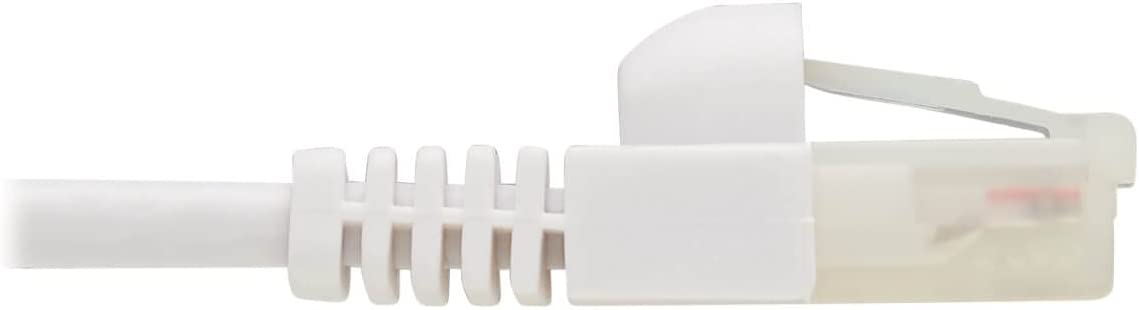 Tripp Lite, Safe-IT, Cat6a Ethernet Cable, Bacteria Resistant, 10G Certified Snagless, Slim UTP Jacket (RJ45 M/M), White, 15 Feet / 4.5 Meters, Lifetime Limited Warranty (N261AB-S15-WH)