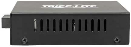 Tripp Lite Multimode Fiber Media Converter, Fiber to Ethernet Converter, Gigabit, POE+, 10/100/1000 SC, 1310 nm, 2 km (N785-P01-SC-MM2) Multimode 2 km (1.2 mi) SC / Multimode