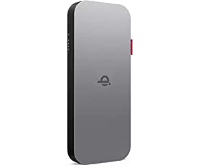 Lenovo Go Wireless Mobile Power Bank (10000 mAh - for USB Type C Device, Mobile Phone - Lithium Ion (Li-Ion) Polymer - 10000 mAh - 3 A - 9 V DC, 5 V DC Output - Black