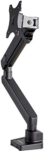 StarTech.com Desk Mount Monitor Arm with 2X USB 3.0 Ports - Slim Full Motion Adjustable Single Monitor VESA Mount up to 8kg Display - Ergonomic Articulating Arm - Desk Clamp/Grommet (ARMSLIM2USB3)