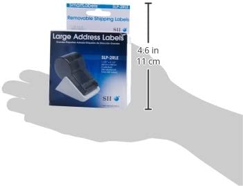 Seiko Instruments Seiko Large Single Address Labels for Smart Label Printer Pro, Clear (SLP-2RLE)