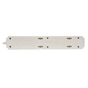 Tripp Lite 6 Outlet Surge Protector Power Strip 6ft Cord 790 Joules LED & INSURANCE (TLP606)