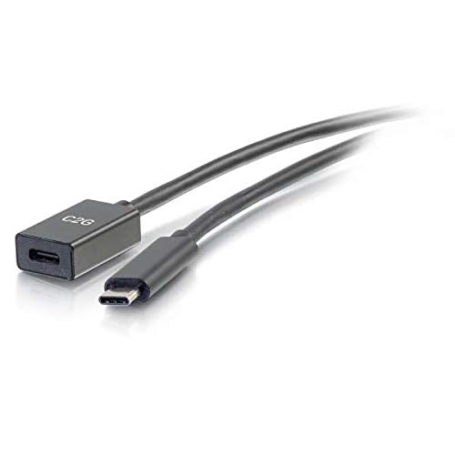 C2g/ cables to go C2G 28658 USB-C to C 3.1 (Gen 1) Male to Female Extension Cable (10 Gbps) Black (3 Feet .9 Meters) 10G 3 feet