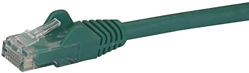 StarTech.com 20ft CAT6 Ethernet Cable - Green CAT 6 Gigabit Ethernet Wire -650MHz 100W PoE RJ45 UTP Network/Patch Cord Snagless w/Strain Relief Fluke Tested/Wiring is UL Certified/TIA (N6PATCH20GN) Green 20 ft / 6 m 1 Pack