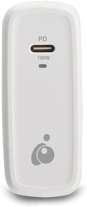 IOGEAR GearPower 100W USB-C GaN Charger, Compatible with All Type C Devices, USB4, Thunderbolt 3 and Thunderbolt 4, iPhone 12, and Android Smartphones, USB-C laptops, Tablets, Docks (GPAWC100W)