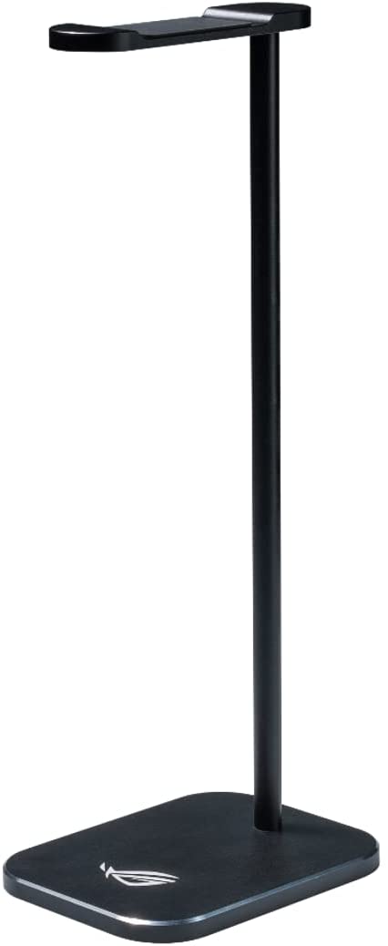 ASUS ROG Metal Gaming Headset Stand | Aluminum Structure, Stable Base, Durable & Scratch-Resistant Build, Rubber Nonslip Feet, Tall Headset Clearance, Easy to Assemble