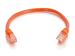 C2g/ cables to go C2G 00957 Cat6 Cable - Snagless Unshielded Ethernet Network Patch Cable, Orange (6 Inches) 6-inches Orange