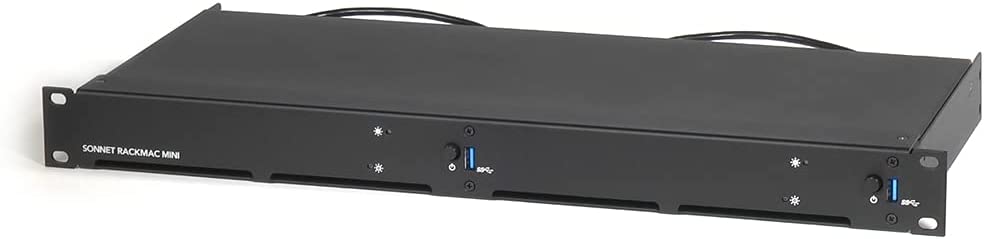 Sonnet technologies SoNNeT RackMac Mini - 2018 1U Rack Kit for 2 Mac minis, RACK-MIN-2XA