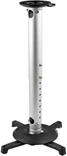 StarTech.com Universal Ceiling Projector Mount - Heavy Duty Height Adjustable/Extendable Pole Mount 5-22.7" from Ceiling - 33lb (15kg) - Tilt/Rotate - Hanging Projector Mount w/Bracket