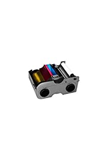 Elite Fargo DTC1000 YMCKO Ribbon Cartridge w/ Cleaning Roller - 45000