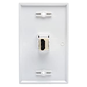 Tripp Lite HDMI Keystone Jack , Snap-in Insert Module (F/F) (P164-000-KJ-WH)