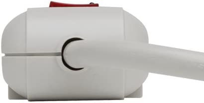 Tripp Lite 7 Outlet (6 Right Angle + 1 Transformer Outlet) Surge Protector Power Strip, 4ft Cord, Lifetime Limited Warranty & $25K INSURANCE (TLP74R) 7 Outlet Outlet