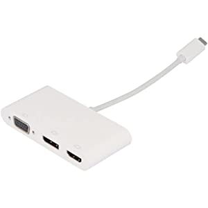 VisionTek 901433 USB-C to DisplayPort HDMI & VGA Hub M/F/F/F