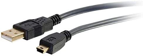 C2g/ cables to go C2G USB Cable, Mini USB Cable, USB 2.0 Cable, USB A to B Cable, 16.4 Feet (5 Meters), Black, Cables to Go 29653 Black 16.4 Feet Ultima USB A to Mini B Male