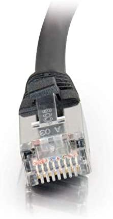 C2g/ cables to go C2G 28692 Cat5e Cable - Snagless Shielded Ethernet Network Patch Cable, Black (7 Feet, 2.13 Meters)