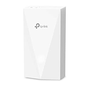 TP-Link Omada Business WiFi 6 AX3000 in-Wall Wireless Gigabit Access Point (EAP655-Wall) - Support OFDMA, Seamless Roaming, HE160 & MU-MIMO, PoE Powered, SDN Integrated, Cloud Access & Omada app WiFi 6| AX3000 Wall Plate