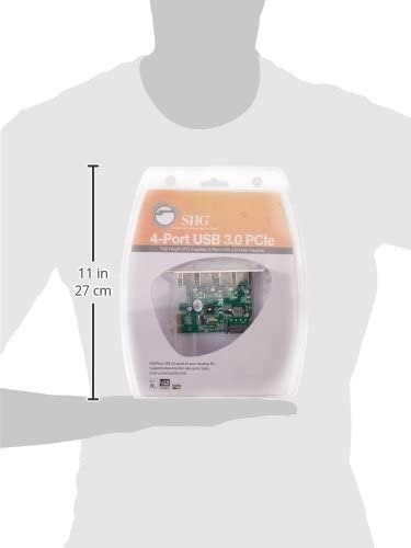 SIIG 4-Port USB 3.0 PCIe (JU-P40412-S1)